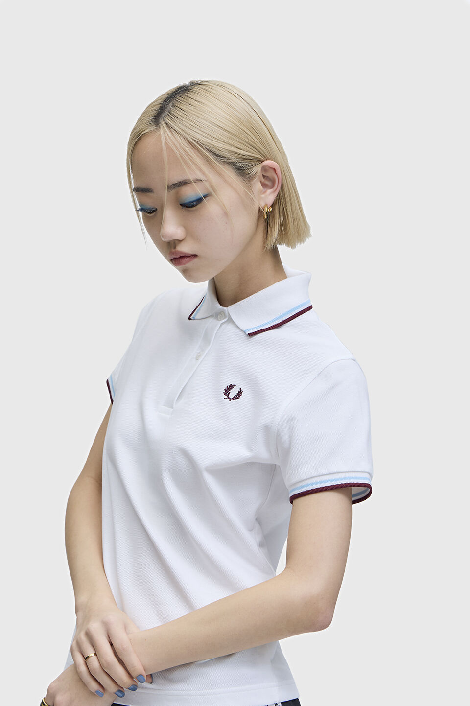 FRED PERRY 「The Fred Perry Shirt  G12／イングランド製 フレッドペリーポロシャツ G12」|ポロシャツ|WHITE / MAROON