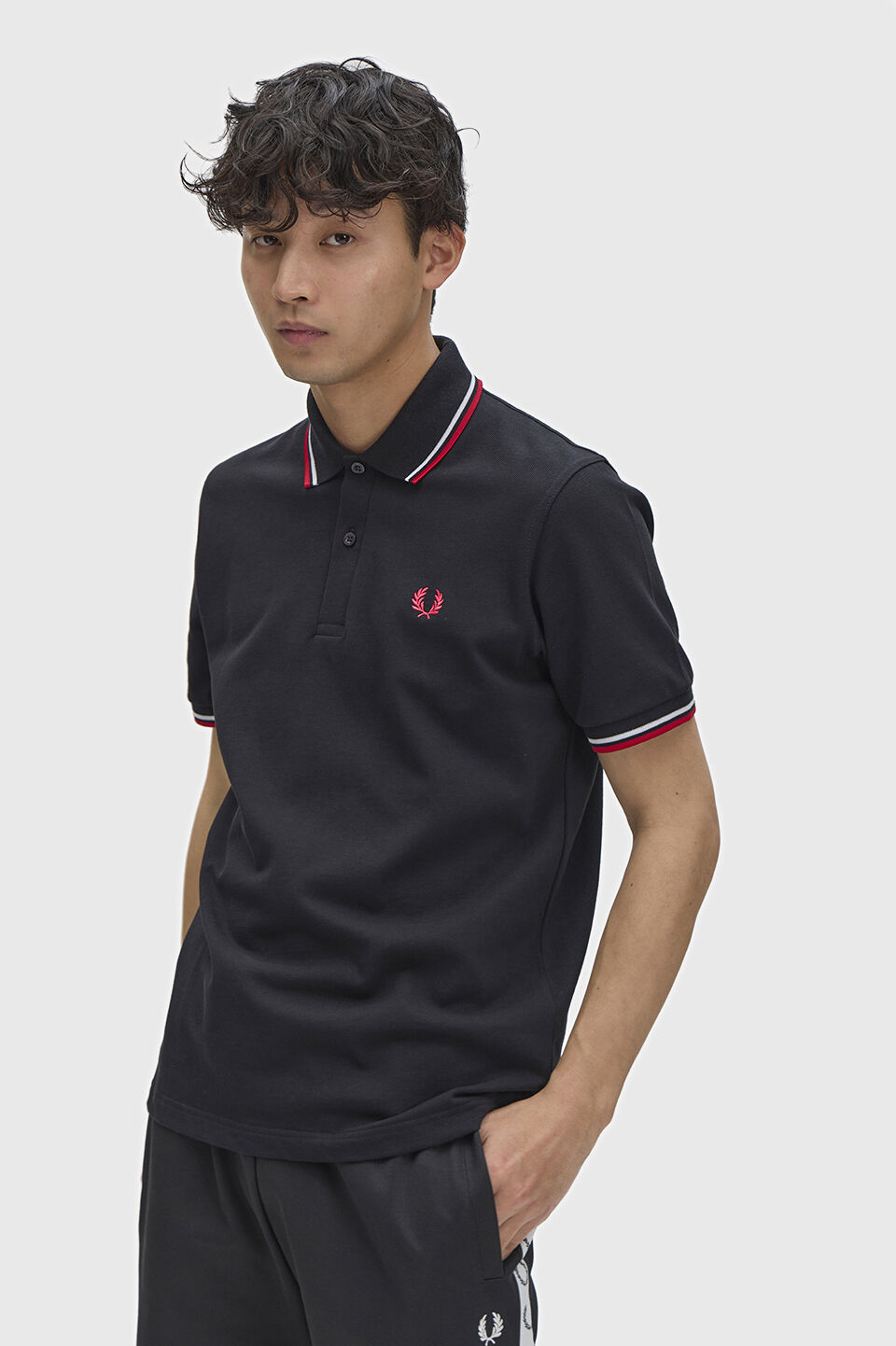 FRED PERRY 「The Fred Perry Shirt  M12／イングランド製 フレッドペリー ポロシャツ M12」|ポロシャツ|BLACK