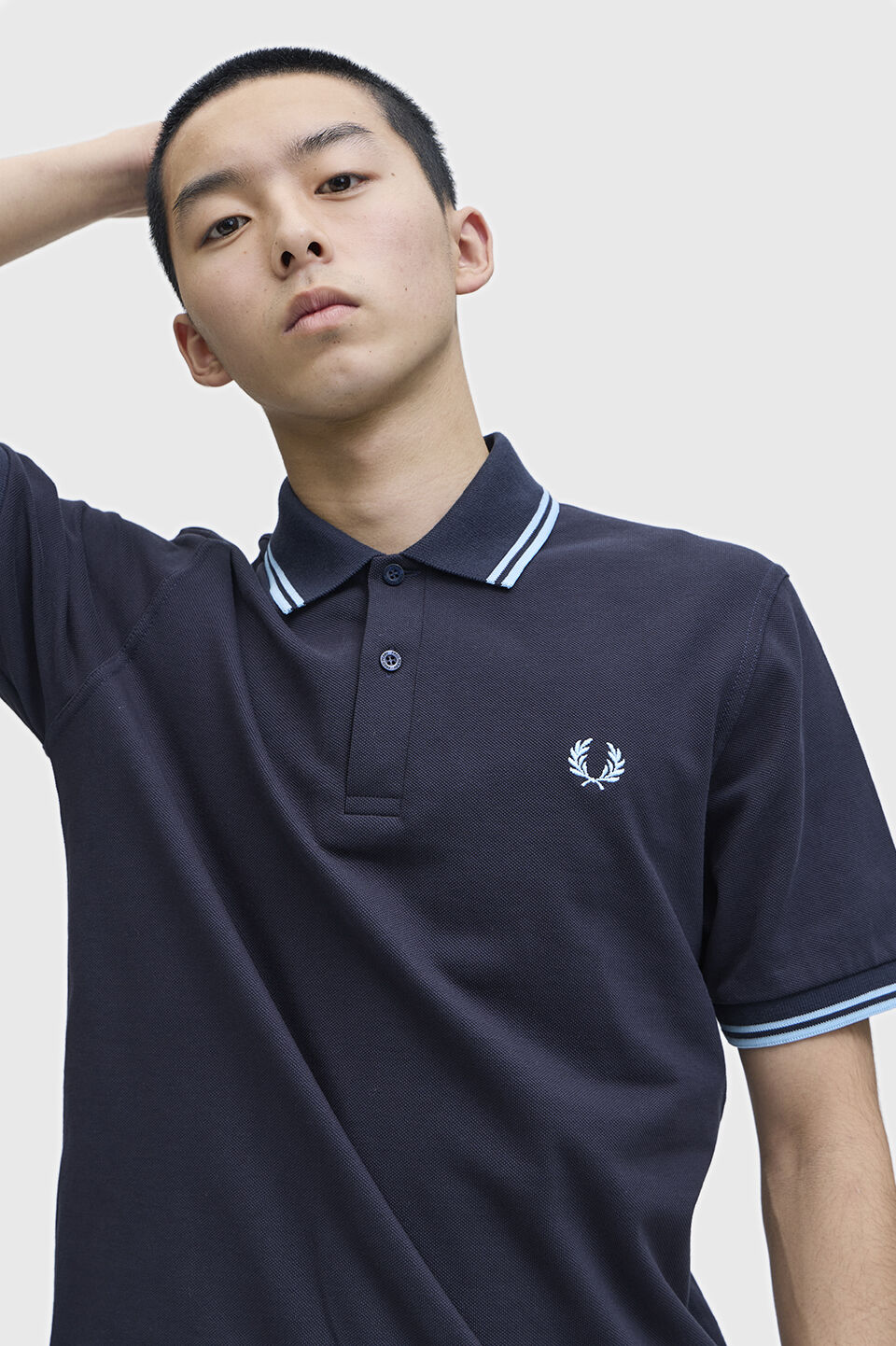 FRED PERRY 「The Fred Perry Shirt  M12／イングランド製 フレッドペリー ポロシャツ M12」|ポロシャツ|NAVY