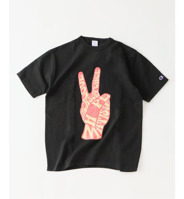 JOURNAL STANDARD relume「CHAMPION&times;ジャクソンマティス 別注T1011 「スマイル」 Tシャツ」|Tシャツ・カットソー|