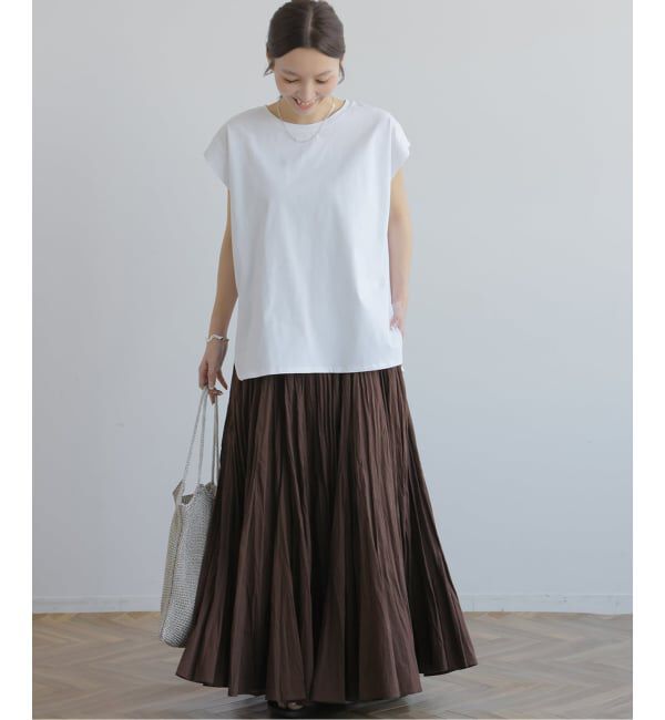 JOURNAL STANDARD relume「《追加》オーガニックコットン汗染み防止タックプルオーバー」|Tシャツ・カットソー|