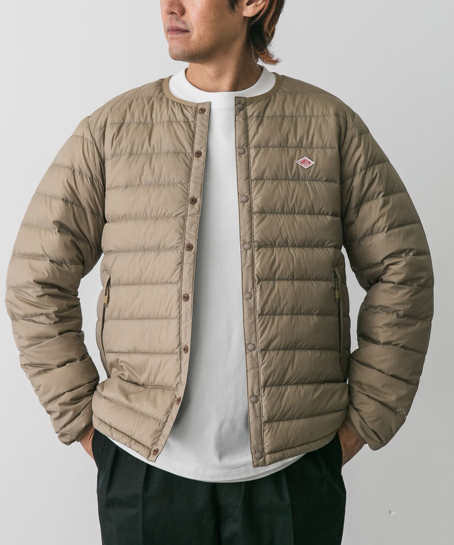 URBAN RESEARCH DOORS「DANTON　INNER DOWN CREWNECK JACKET」|ダウン|