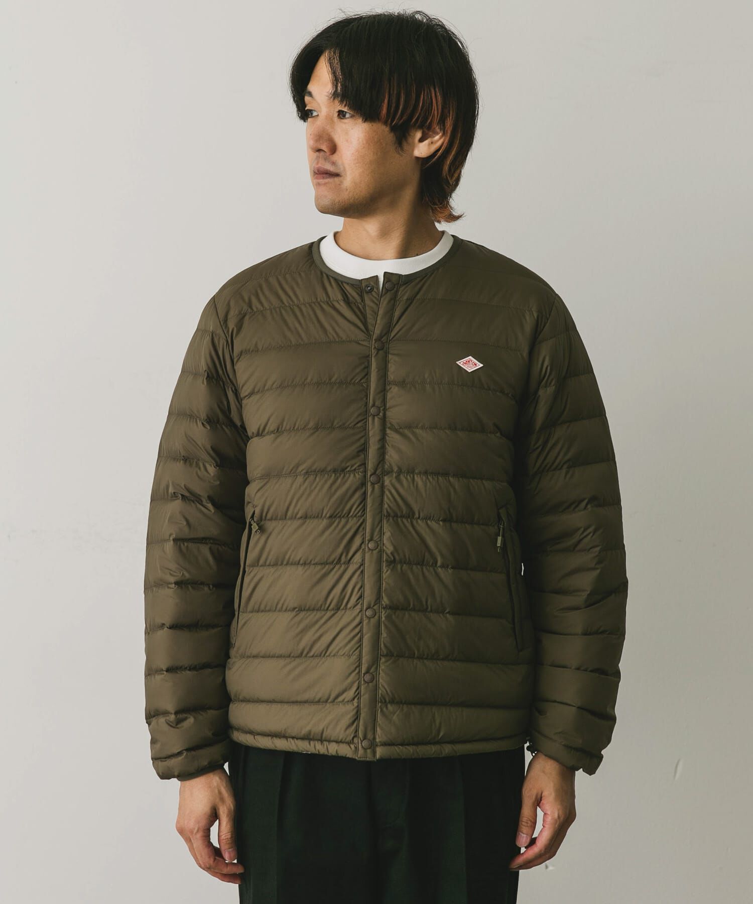 URBAN RESEARCH DOORS「DANTON　INNER DOWN CREWNECK JACKET」|ダウン|