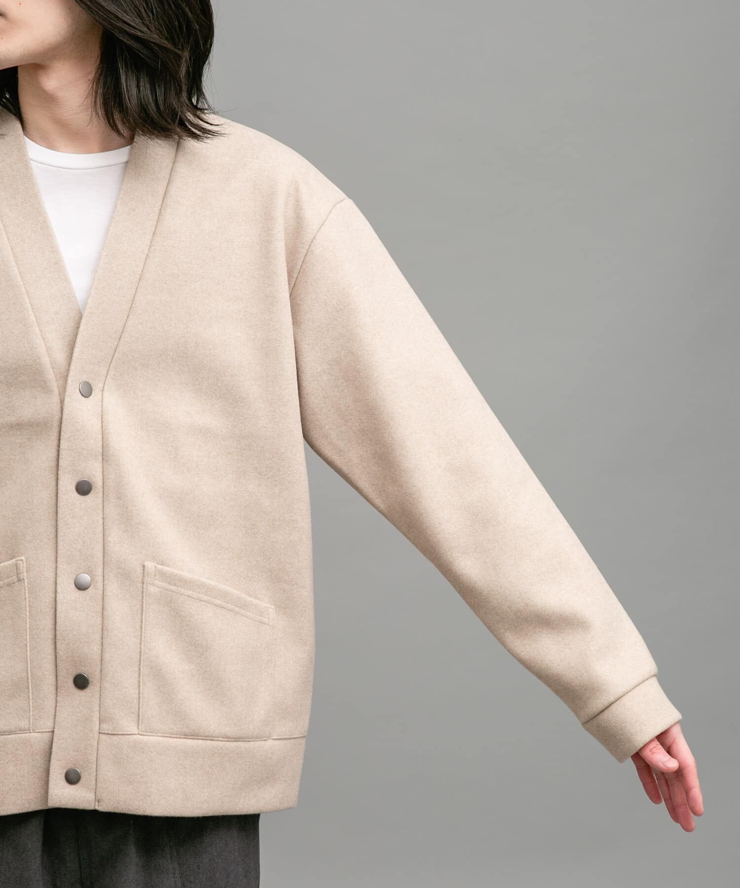 Sonny Label 「ストレッチメルトンカーディガン」|カーディガン|