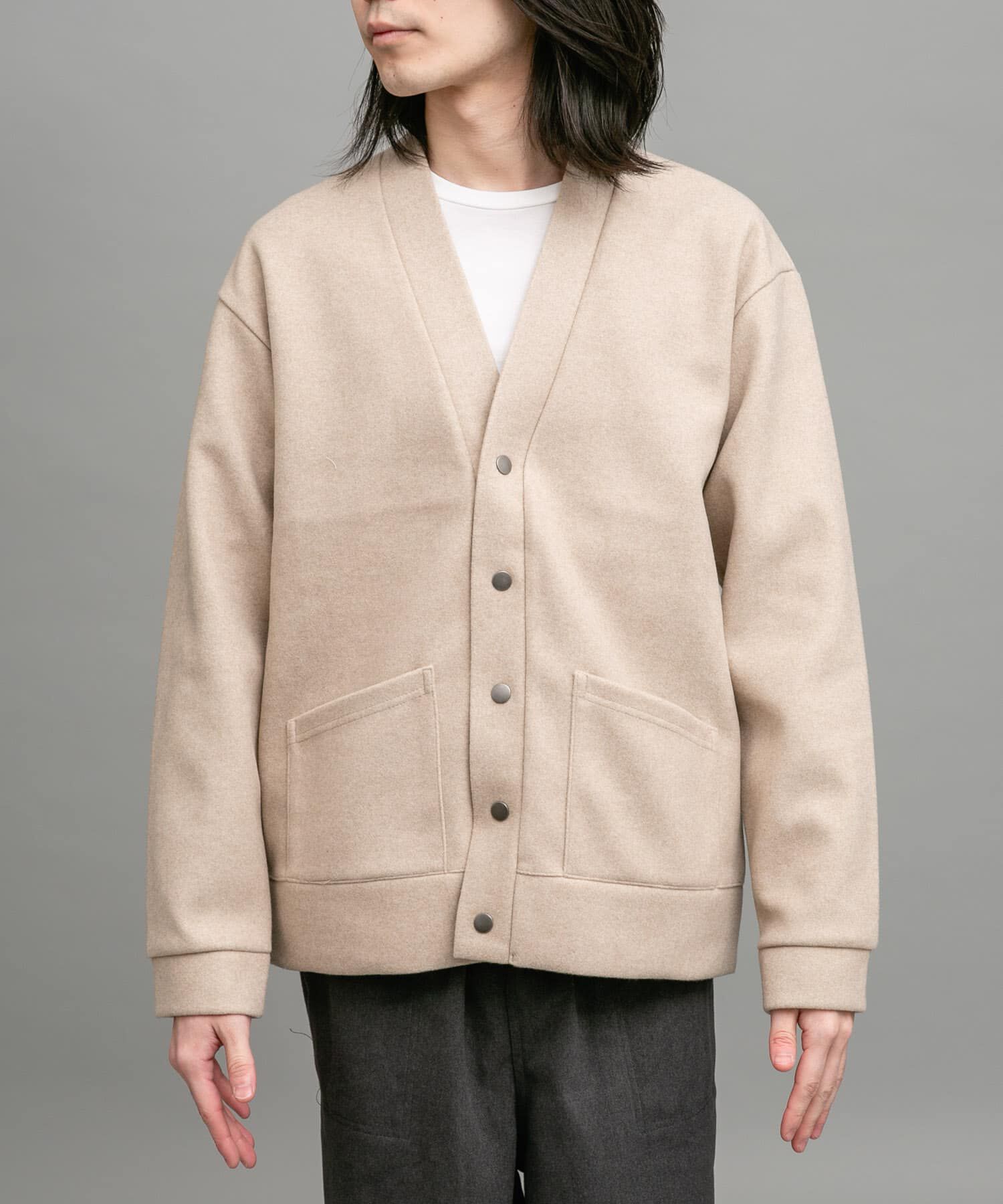 Sonny Label 「ストレッチメルトンカーディガン」|カーディガン|