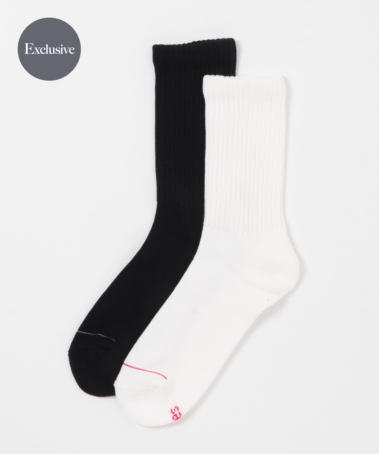 URBAN RESEARCH DOORS「『別注』HANES&times;DOORS　クルーソックス2P」|ソックス|ホワイト系その他