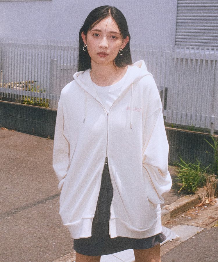 earth music&ecology「earth music&ecologyロゴZIPパーカー」|スウェット・ジャージ|Off White