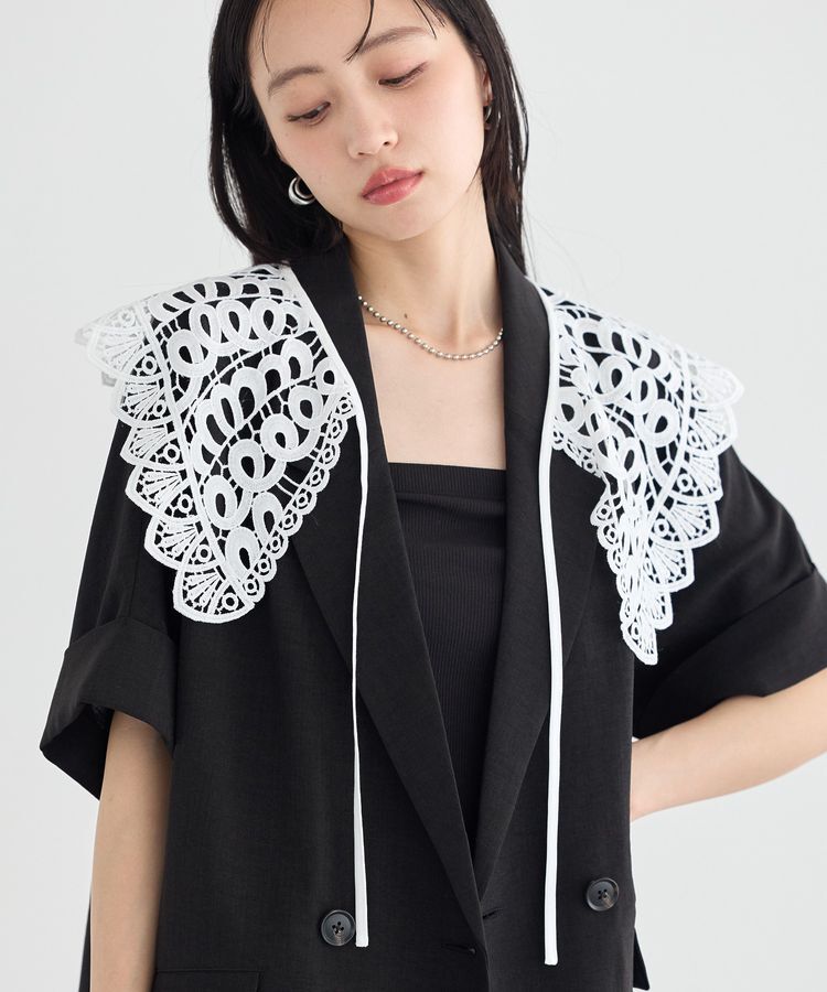 earth music&ecology「レースつけ襟」|その他|Off White
