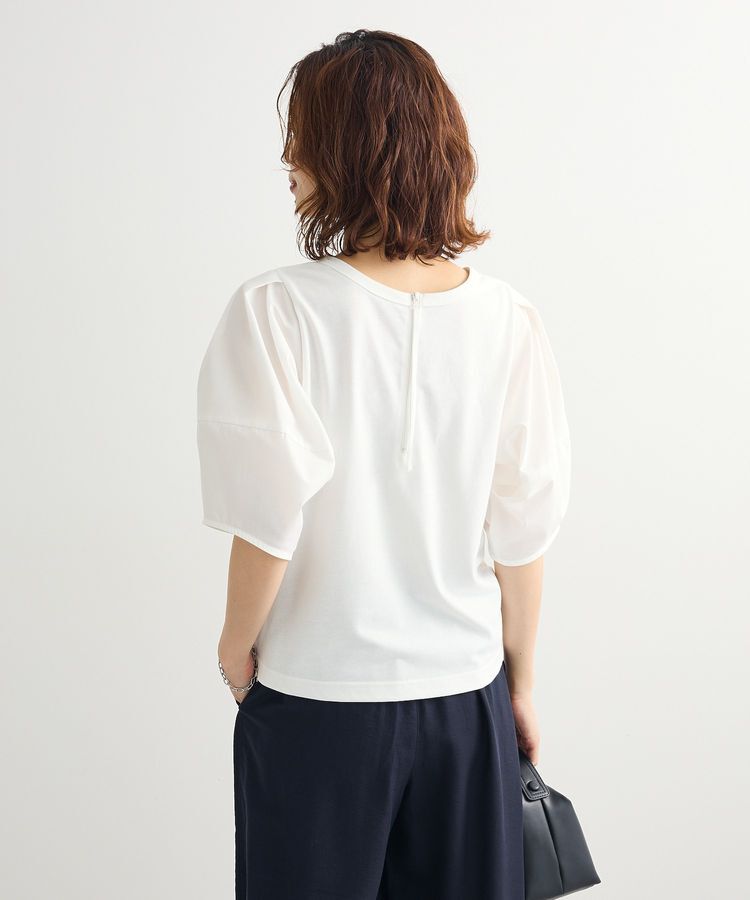 Green Parks「・ELENCARE DUE バックZIPハイブリットT」|Tシャツ・カットソー|