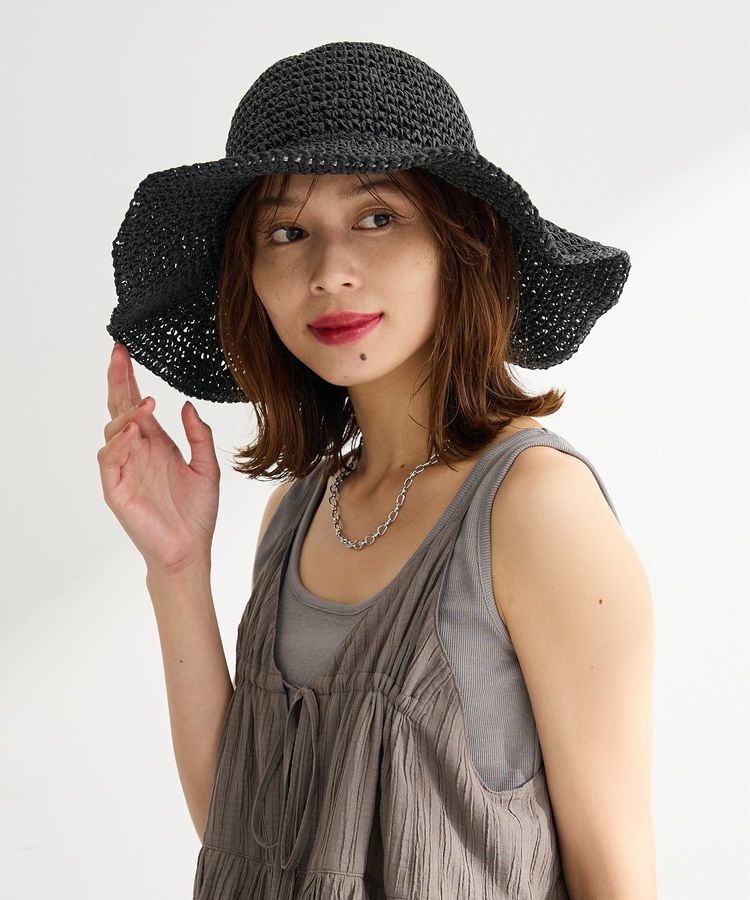 Green Parks「畳めるペーパーハット」|その他|Black