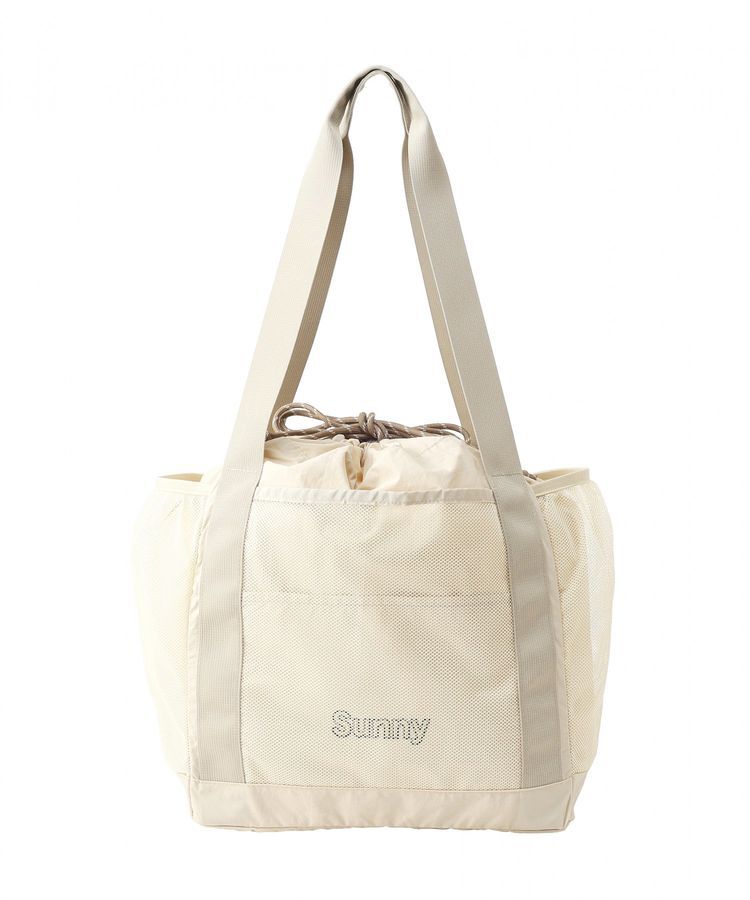 Green Parks「ナイロンメッシュドロストトートバッグ」|トートバッグ|Beige
