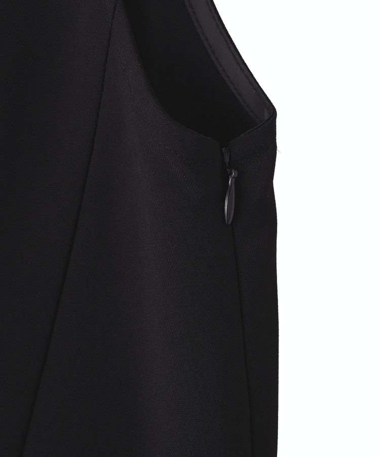 GARAGE OF GOOD CLOTHING「ムジ深Vネックタックジャンパースカート」|ジャンパースカート|