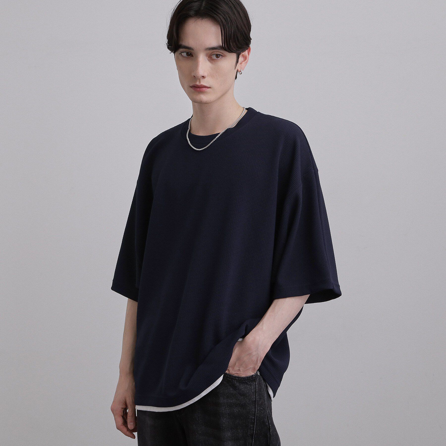 tk.TAKEO KIKUCHI「【ネックレス付】ドルマンカットソー」|Tシャツ・カットソー|