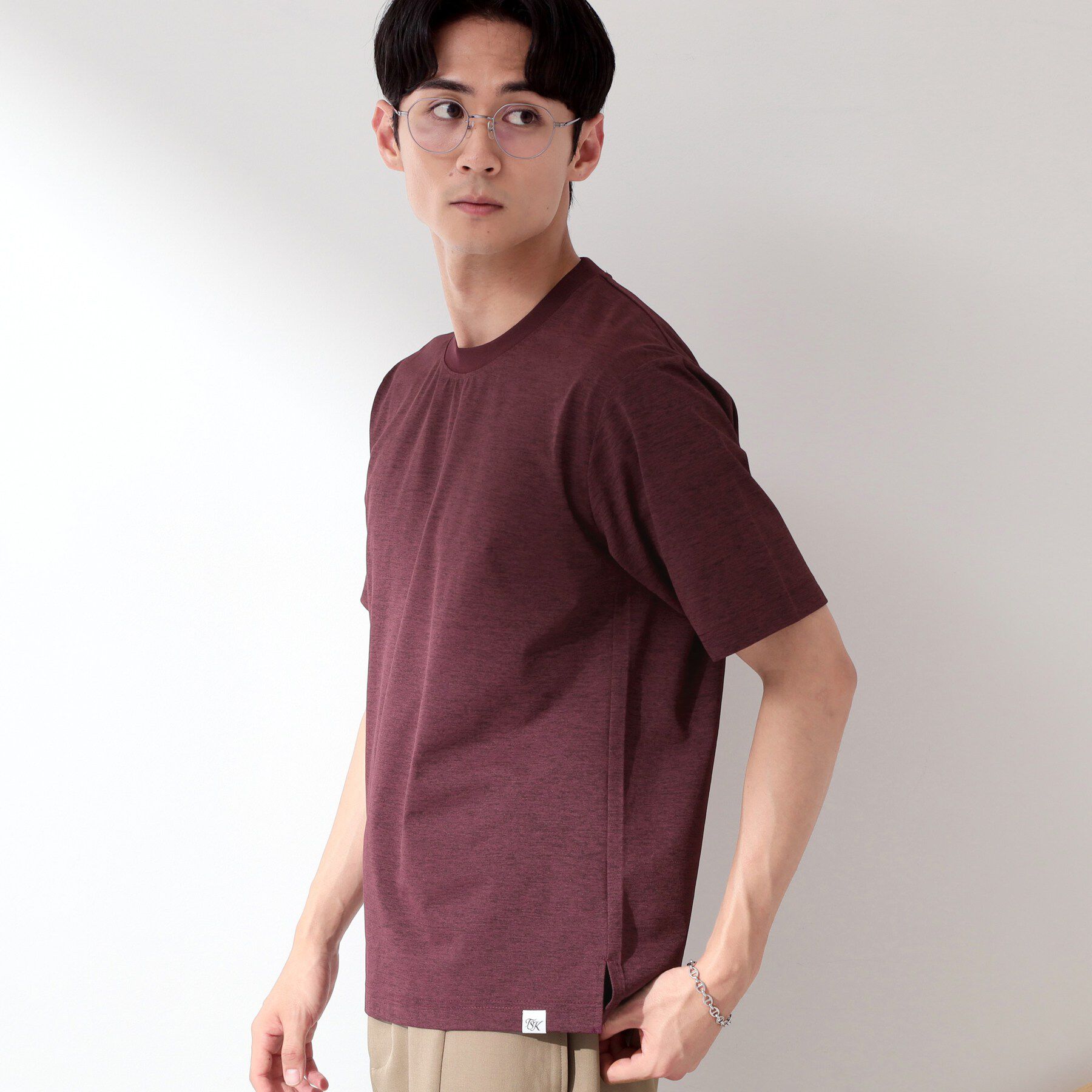THE SHOP TK「【接触冷感/吸水速乾/UVカット/透け防止/遮熱】BO-NO TEE/ボーノTシャツ」|Tシャツ・カットソー|