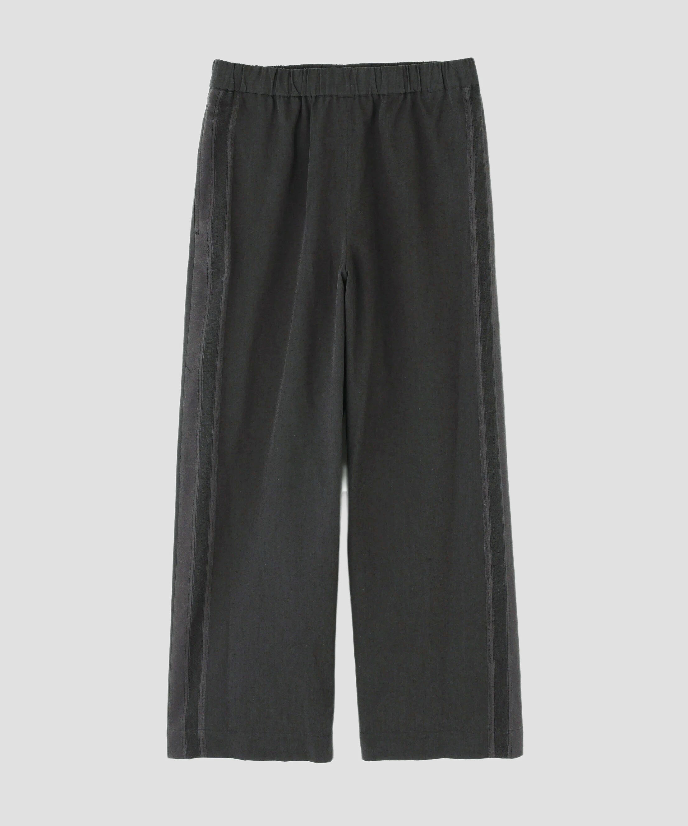 YLEVE 「YLEVE / DOBBY STRIPE CHAMBRAY EASY TROUSERS」|その他|グレー