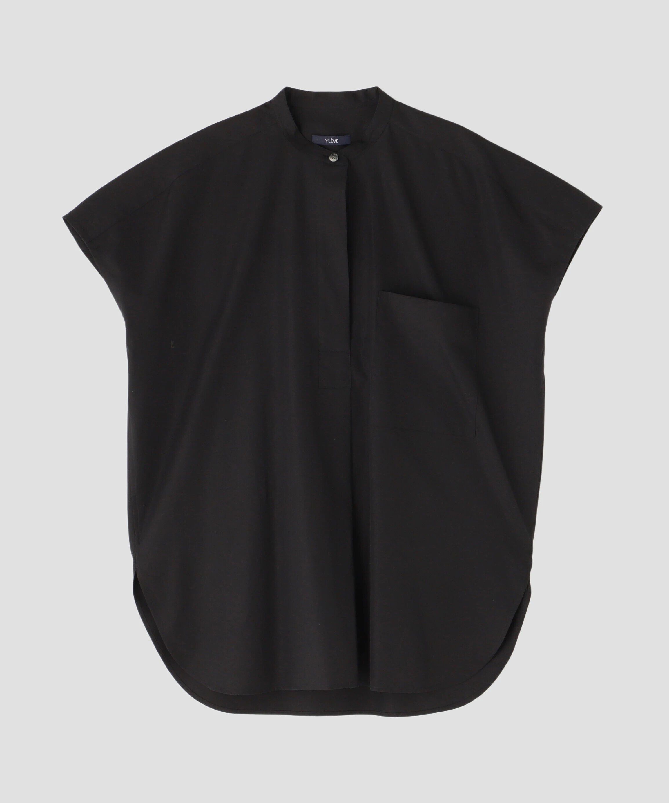 YLEVE 「YLEVE / THOMAS MASON NO SLEEVE SHIRT」|シャツ・ブラウス|ブラック