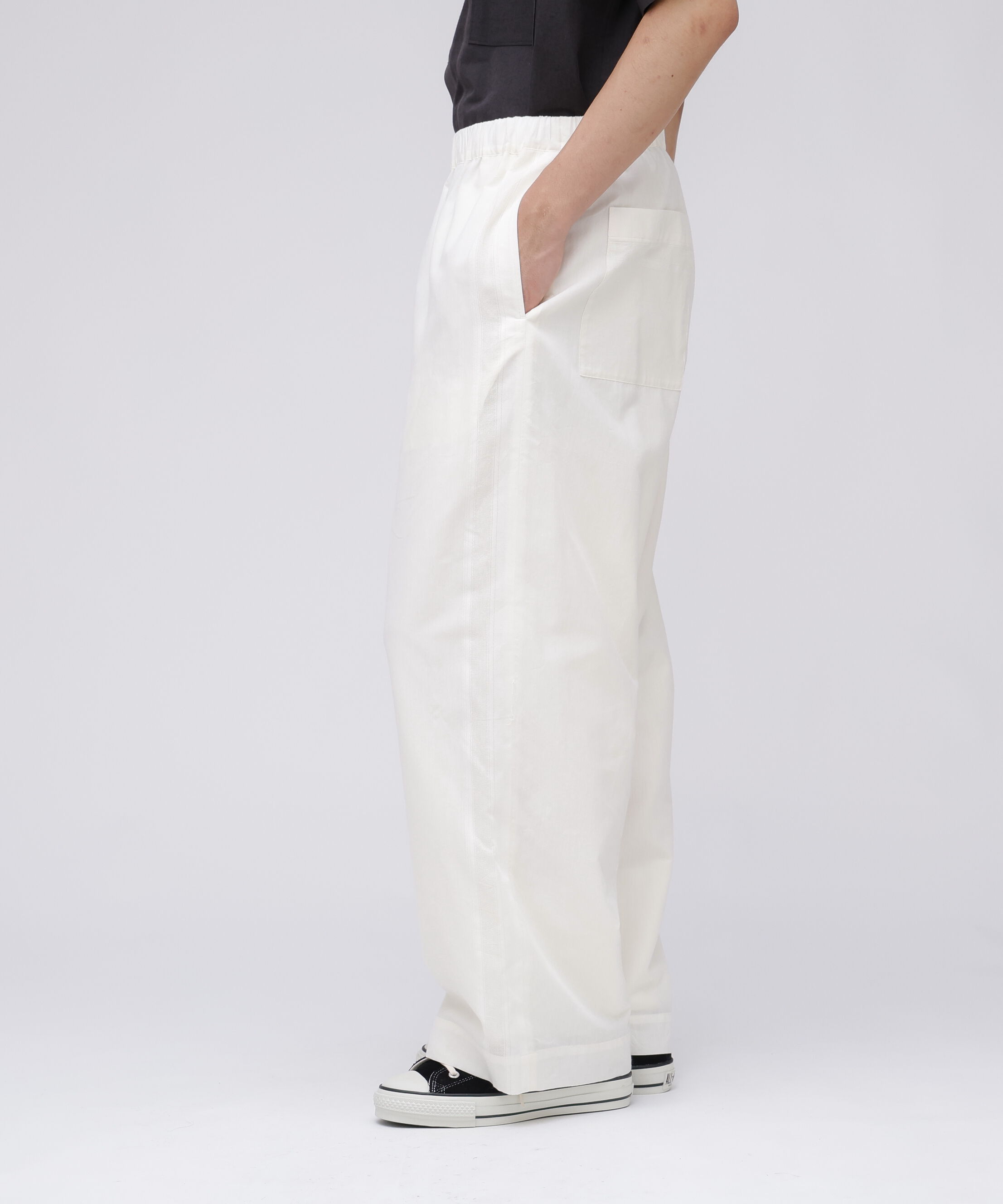 YLEVE 「YLEVE / DOBBY STRIPE CHAMBRAY EASY TROUSERS」|その他|