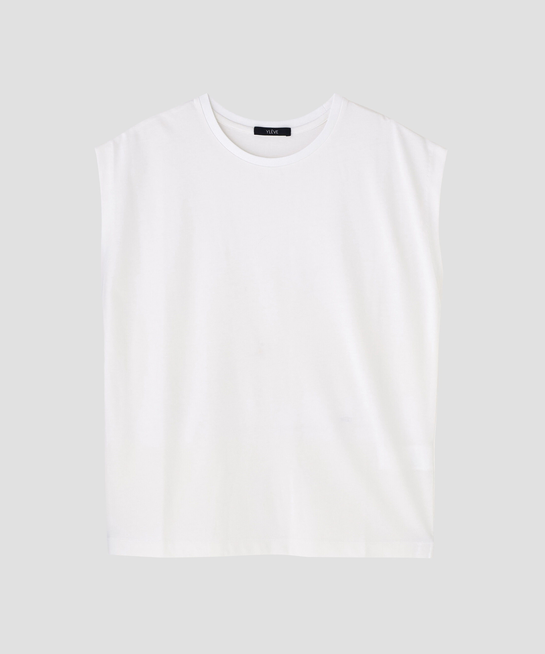 YLEVE 「YLEVE / ORGANIC COTTON BIO SLEEVELESS T-SHIRT」|Tシャツ・カットソー|ホワイト