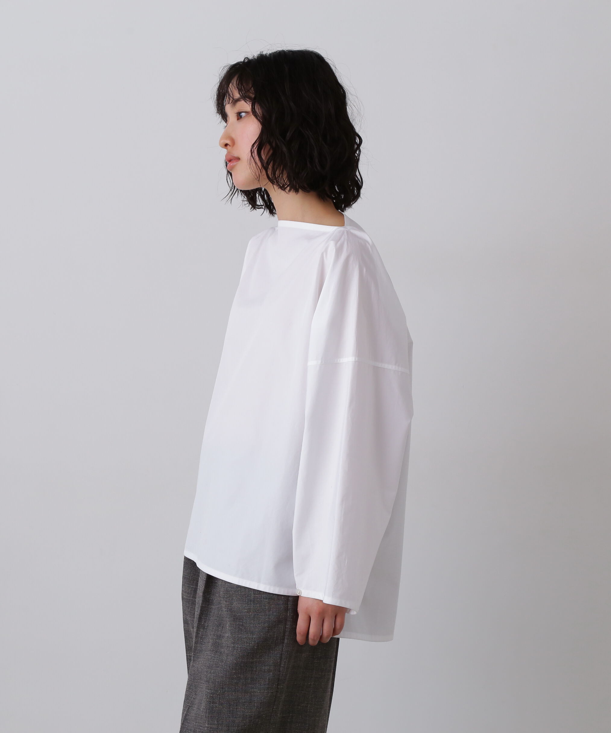 YLEVE 「YLEVE / FINX COTTON WEATHER PULL OVER SHIRT」|シャツ・ブラウス|