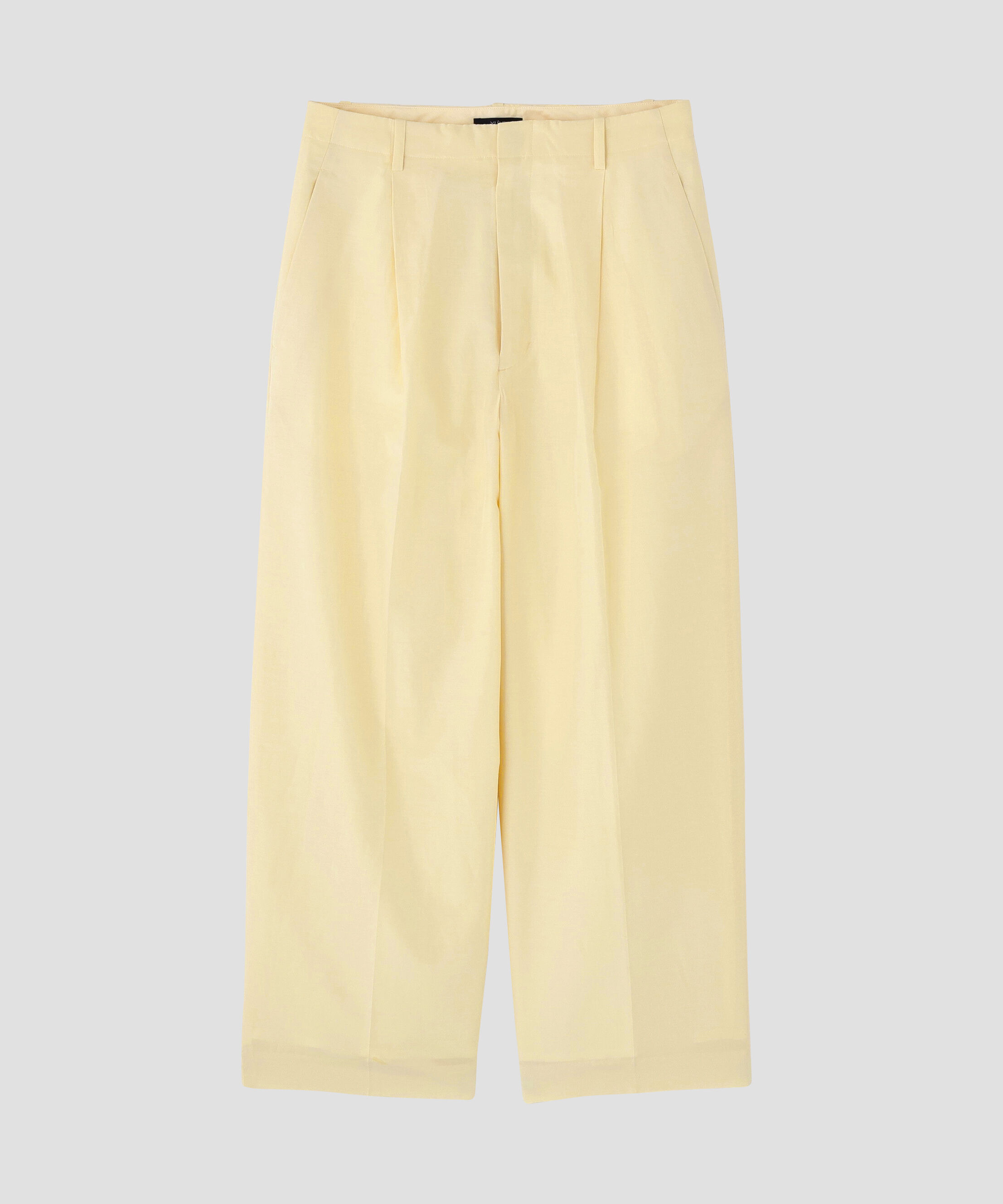 YLEVE 「YLEVE / SILK COTTON CLOTH BIO SUEDE TROUSERS」|その他|ホワイト
