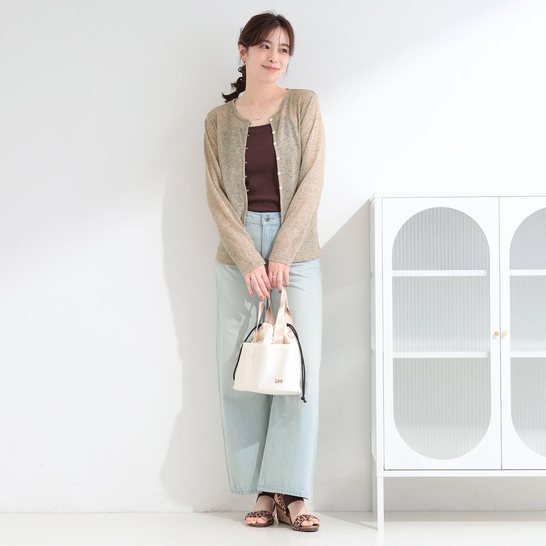 SHOO･LA･RUE「【SHOO・LA・RUE DENIM/S-LL】体型カバーにも バギーデニムワイドパンツ」|デニム|