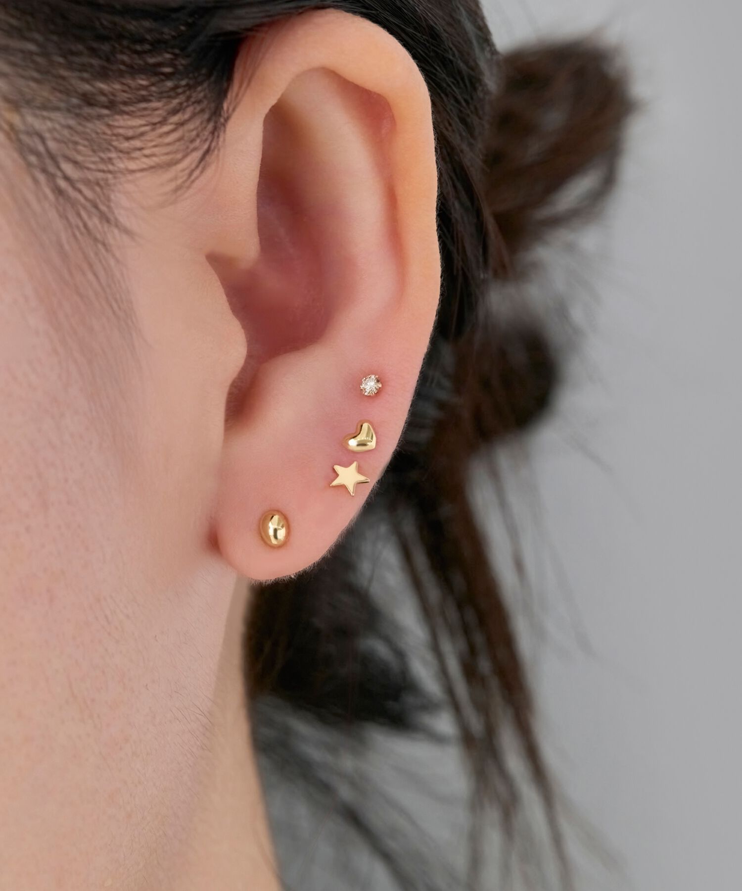 Phoebe「【K10】プチハートピアス／BOXつき」|ピアス|