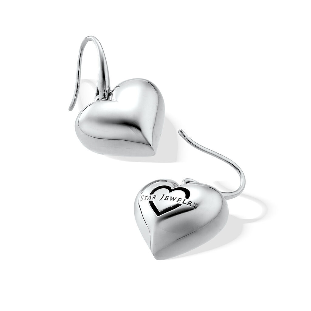 STAR JEWELRY「【80周年限定商品】 PUFFY HEART」|ピアス|
