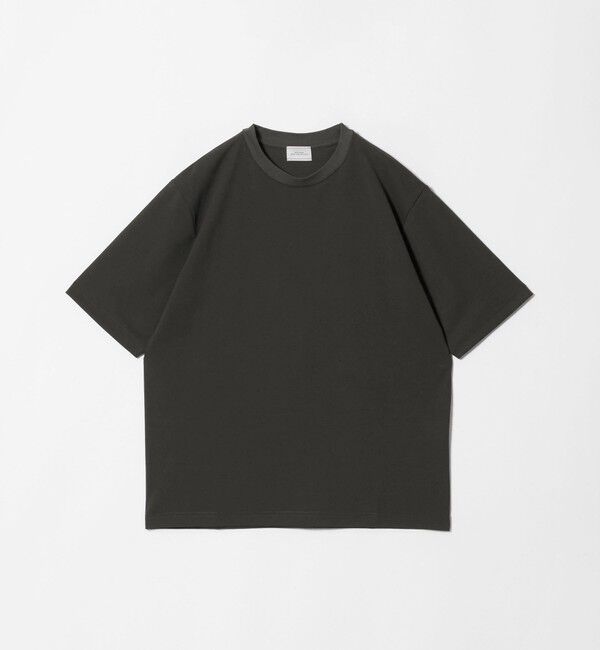 UNITED ARROWS green label relaxing「アイスコットン カノコ クルーネック カットソー -接触冷感-」|Tシャツ・カットソー|DK.GRAY