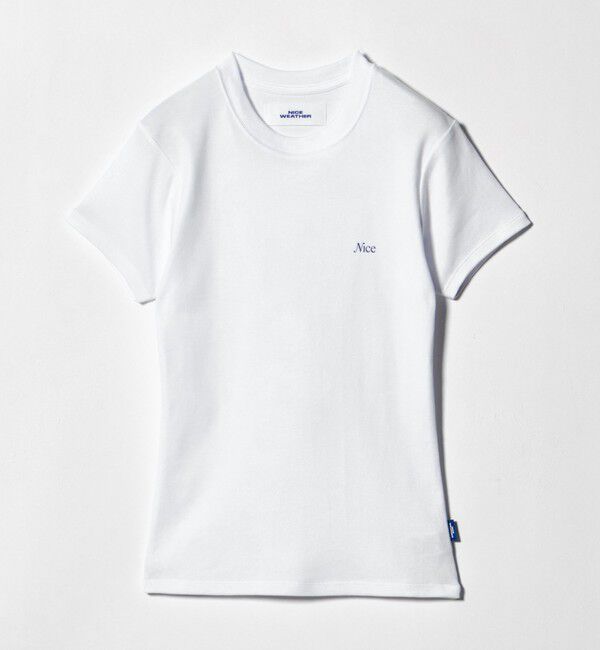 NICE WEATHER「＜NICE WEATHER＞ロゴヘルシー Tシャツ」|Tシャツ・カットソー|