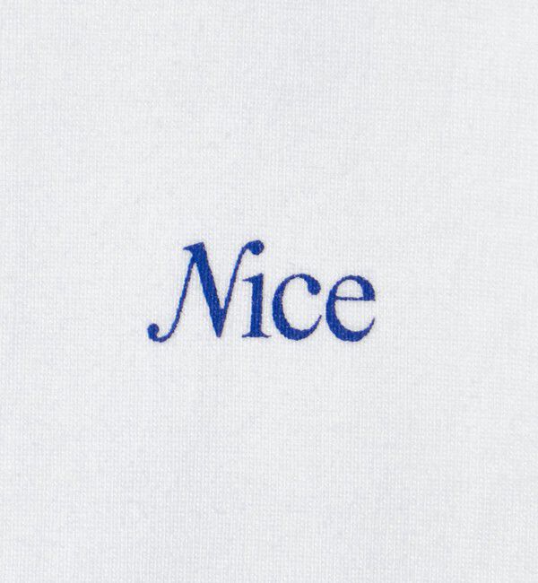 NICE WEATHER「＜NICE WEATHER＞ロゴヘルシー Tシャツ」|Tシャツ・カットソー|