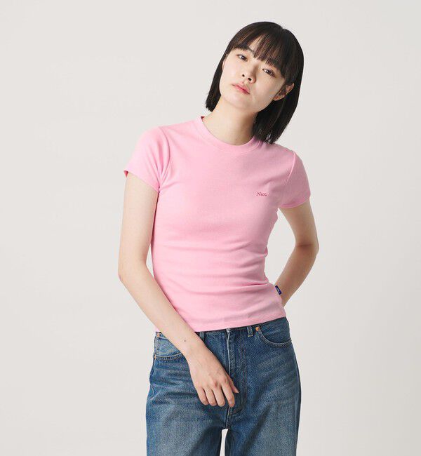NICE WEATHER「＜NICE WEATHER＞ロゴヘルシー Tシャツ」|Tシャツ・カットソー|