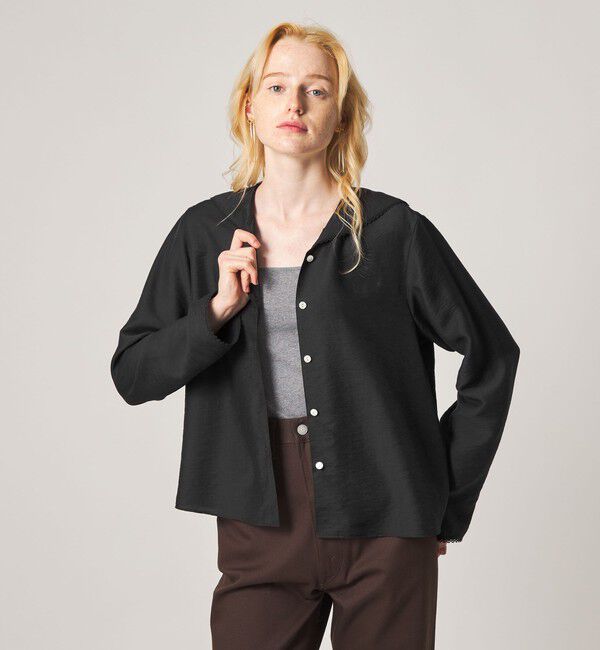 STEVEN ALAN「＜Steven Alan＞レース セーラーカラー ブラウス」|シャツ・ブラウス|