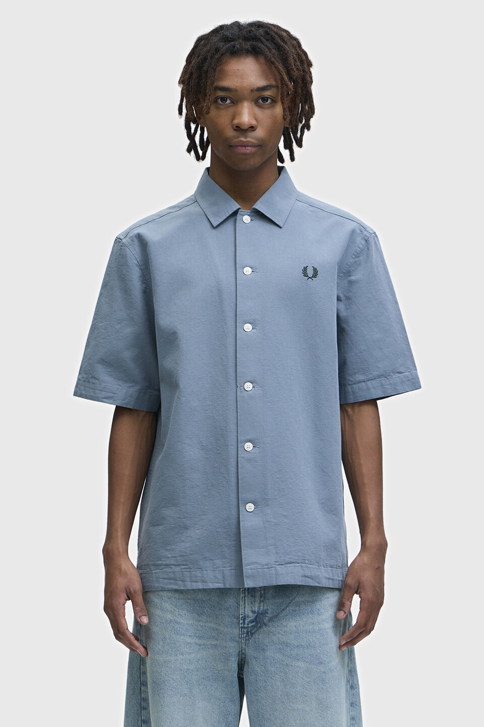 FRED PERRY 「Placket Detail Short Sleeve Shirt プラケットショートスリーブシャツ」|シャツ・ブラウス|