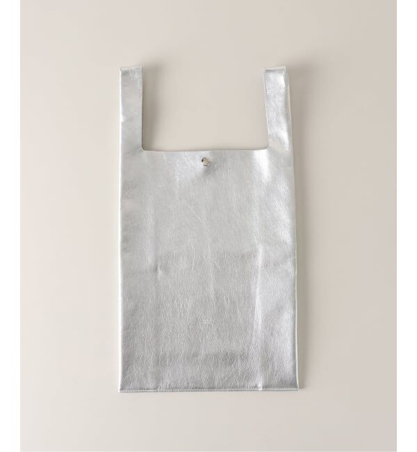  「【blancle/ ブランクレ】M.LETHER Shopping bag」|ハンドバッグ|シルバー