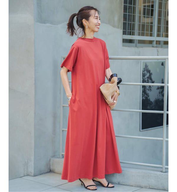VERMEIL par iena「Tie-Neck Jersey Dress」|ワンピース|