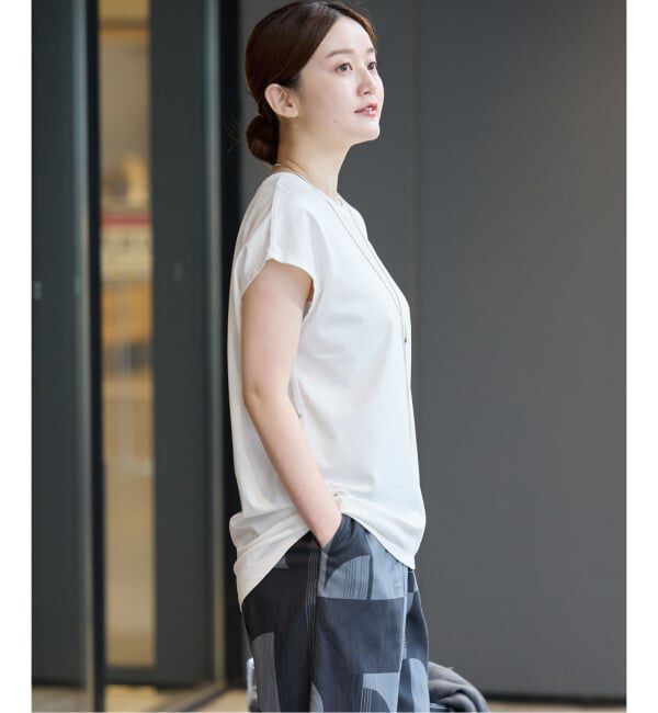 IENA「《追加9/新色あり》ラウンドテールプルオーバー」|Tシャツ・カットソー|