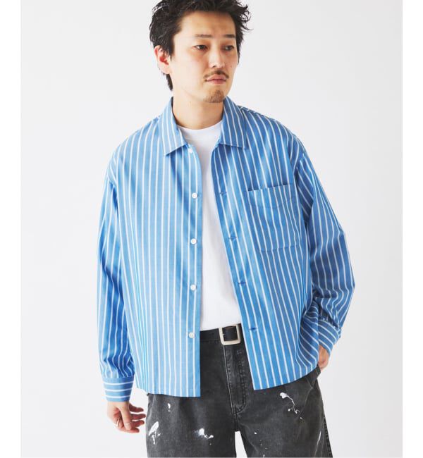 JOURNAL STANDARD relume「JAMES FABRIC / ジェームスファブリック レーヨンブレンド ストライプ シャツ」|シャツ・ブラウス|
