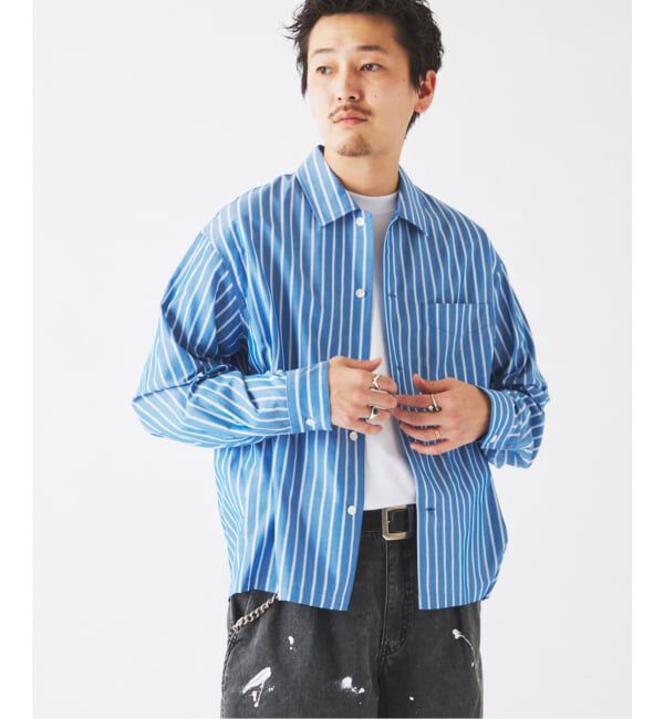 JOURNAL STANDARD relume「JAMES FABRIC / ジェームスファブリック レーヨンブレンド ストライプ シャツ」|シャツ・ブラウス|