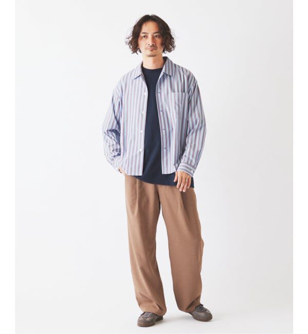 JOURNAL STANDARD relume「JAMES FABRIC / ジェームスファブリック レーヨンブレンド ストライプ シャツ」|シャツ・ブラウス|