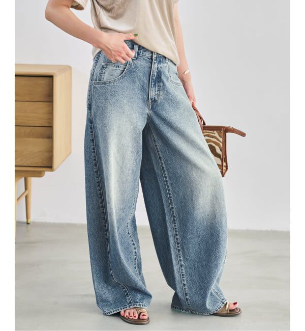 Spick and Span「《追加予約》LEVI'S 別注 SMU SUPER BAGGY BARREL」|デニム|