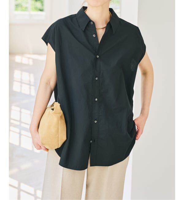 Spick and Span「バックギャザーフレンチスリーブシャツ」|シャツ・ブラウス|
