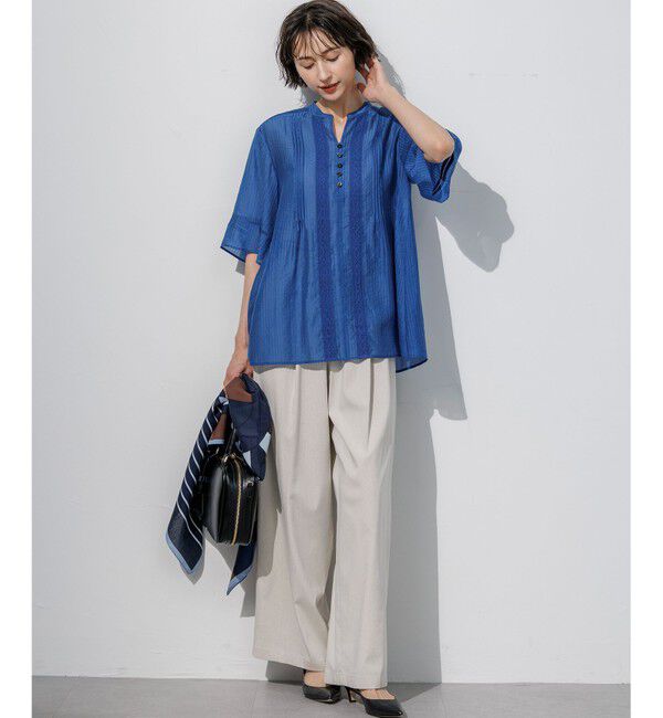 23区「【WEB&一部店舗限定】はしごレース シアー トップス」|シャツ・ブラウス|
