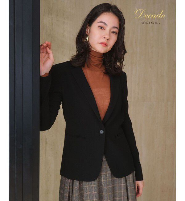 BEIGE,「【セットアップ対応】CINDY / テーラードジャケット」|テーラードジャケット|Black