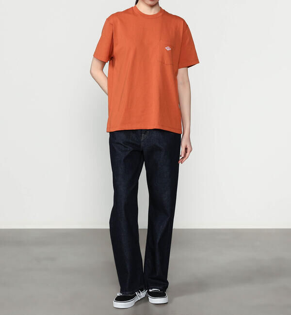 DANTON「DANTON | ポケット クルーネックTシャツ SOLID WOMEN」|Tシャツ・カットソー|