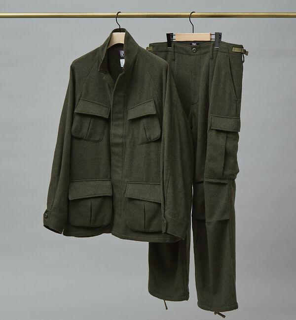 ABAHOUSE「【GUNG HO/ガンホー】bellow fatigue pant /ファティー」|カーゴ|