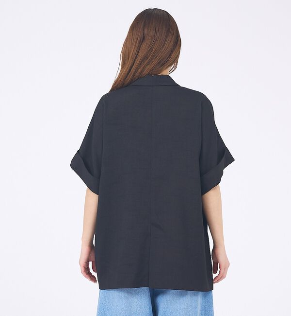 abahouse mavie「【再入荷】ハーフスリーブジャケット」|テーラードジャケット|
