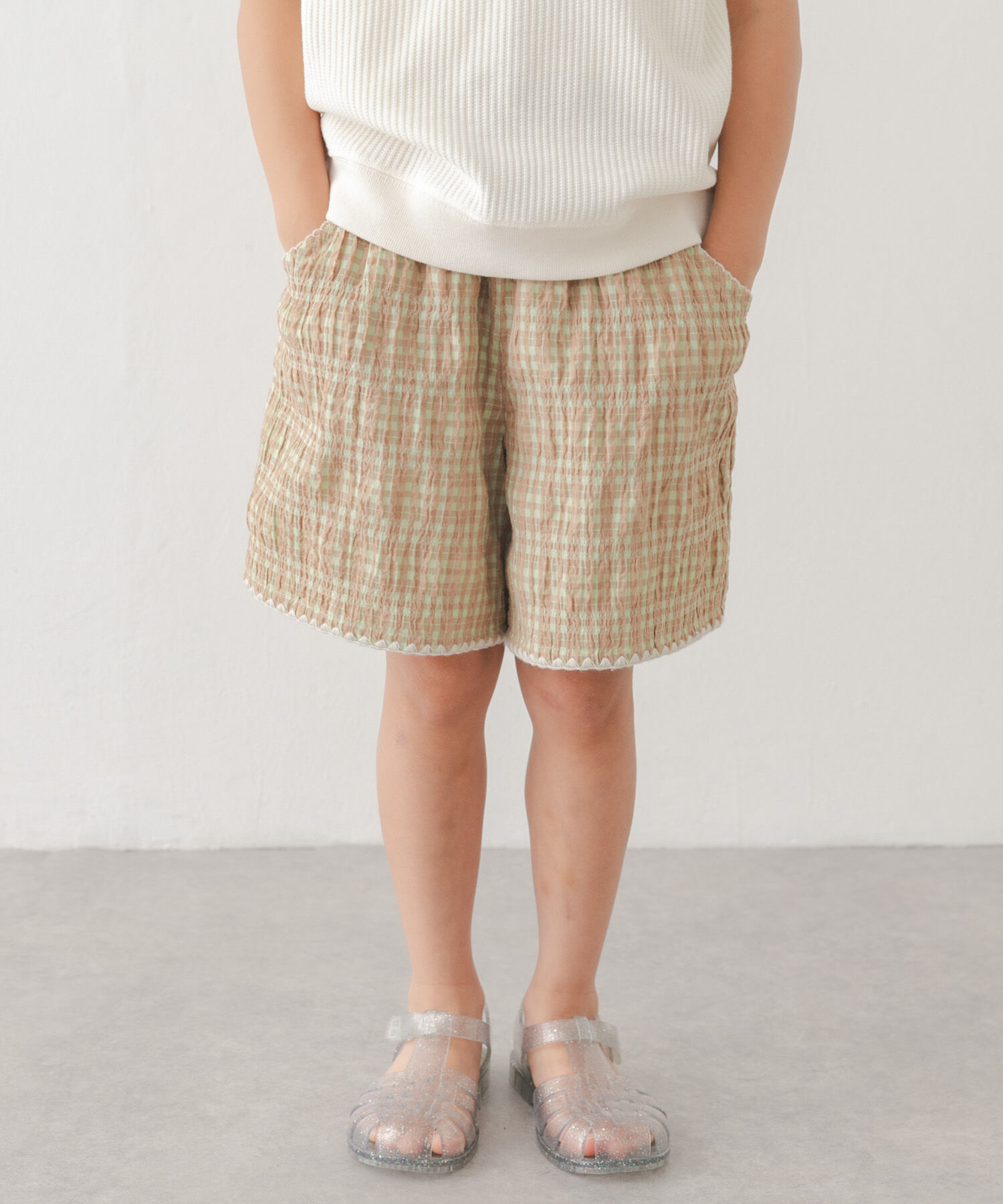 URBAN RESEARCH DOORS「『150サイズあり』チェックキュロット(KIDS)」|その他|チェック