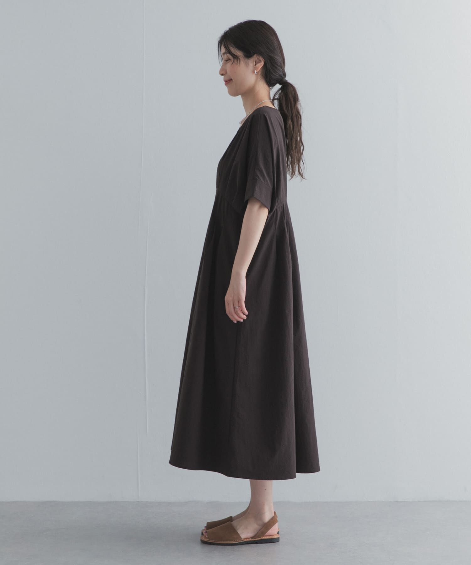 URBAN RESEARCH DOORS「ウエストタックワンピース」|ワンピース|