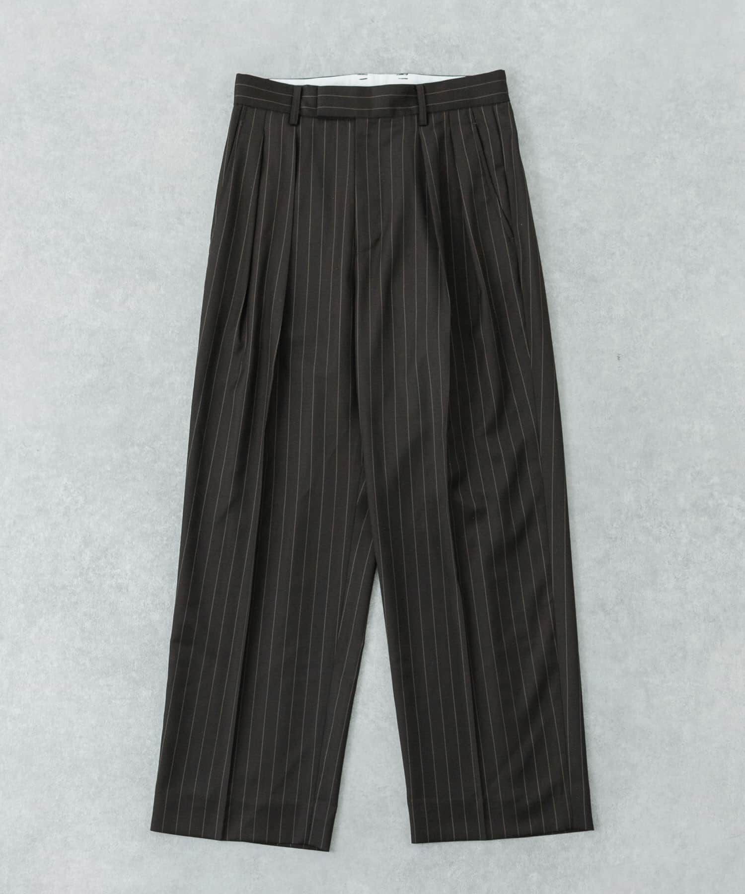 URBAN RESEARCH「TW STRIPE TROUSER」|その他|ブラウン