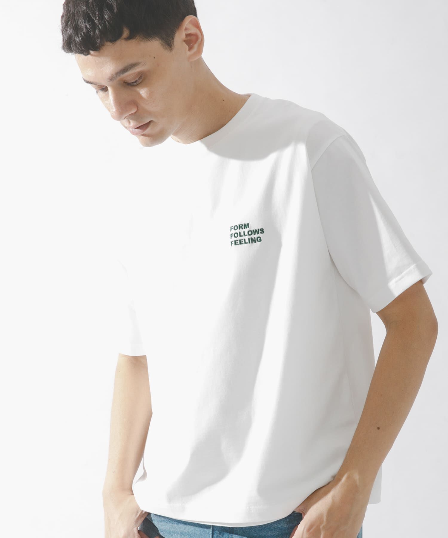 Sonny Label 「ワンポイント刺繍ショートスリーブTシャツ」|Tシャツ・カットソー|